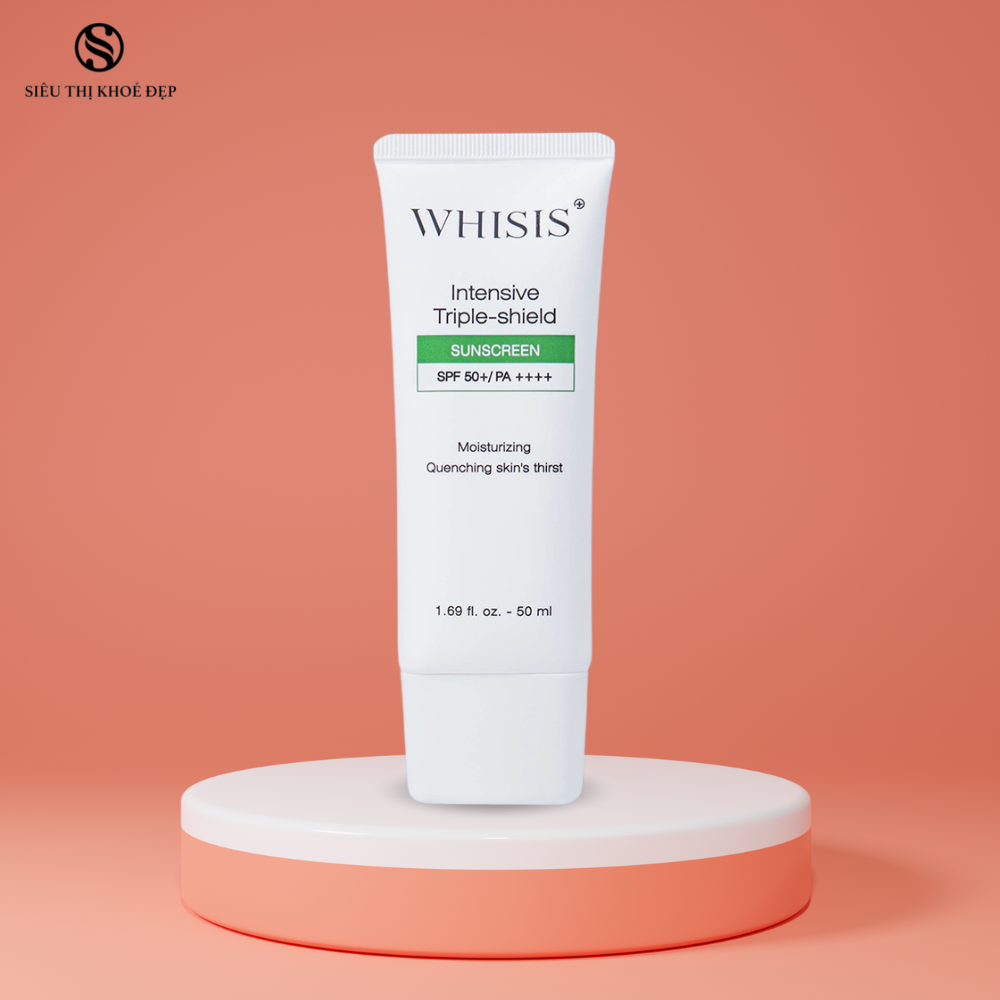 Kem Chống Nắng Làm Dịu Da Đa Chức Năng WHISIS Intensive Triple-Shield Sunscreen