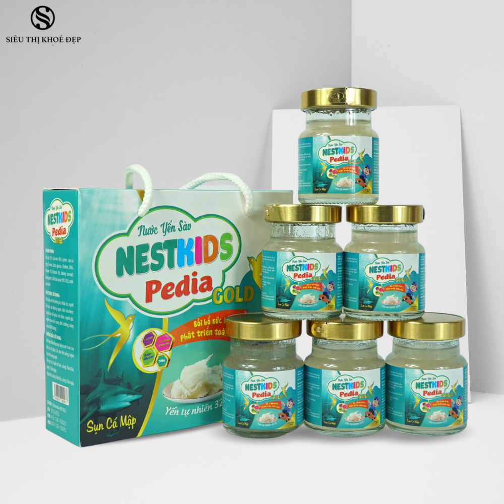 Yến Sào Trẻ Em Nestkids Pedia Gold Cao Cấp 32% Yến