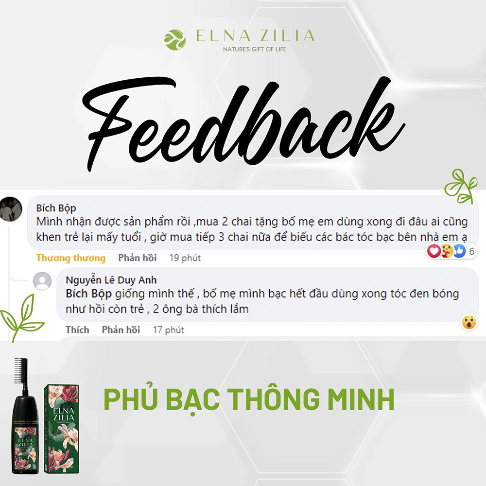 Silver Coated Dầu Gội Phủ Bạc Elna Zilia