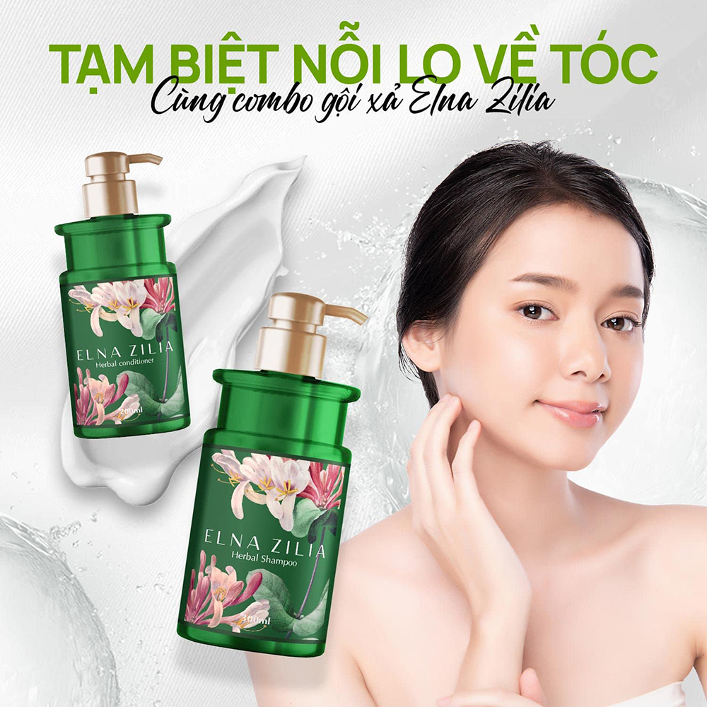Herbal Conditioner Dầu Xả Cho Tóc Chắc Khỏe Elna Zilia