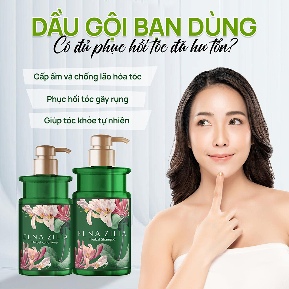 Herbal Conditioner Dầu Xả Cho Tóc Chắc Khỏe Elna Zilia