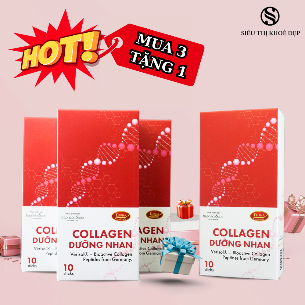 Combo Collagen Dưỡng Nhan Mua 3 Tặng 1