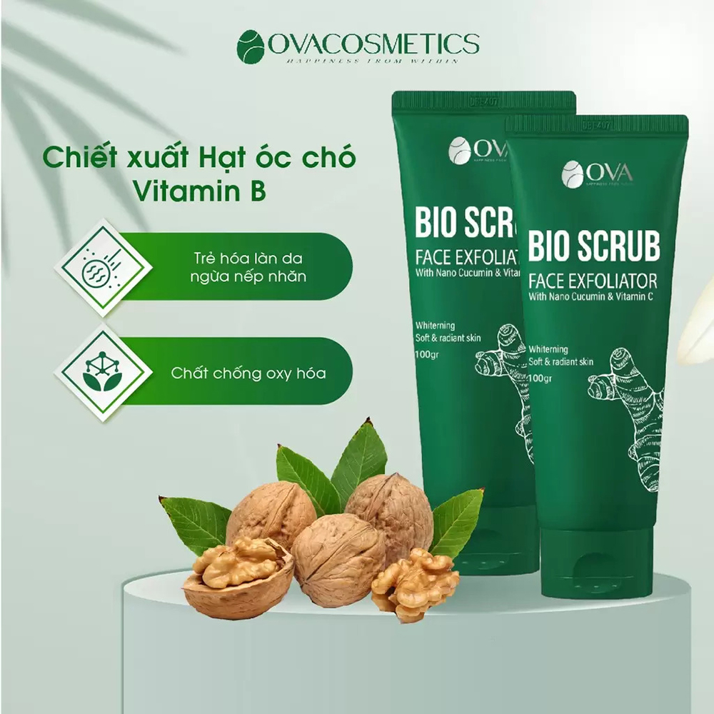 Tẩy Da Chết Bio Scrub OVA