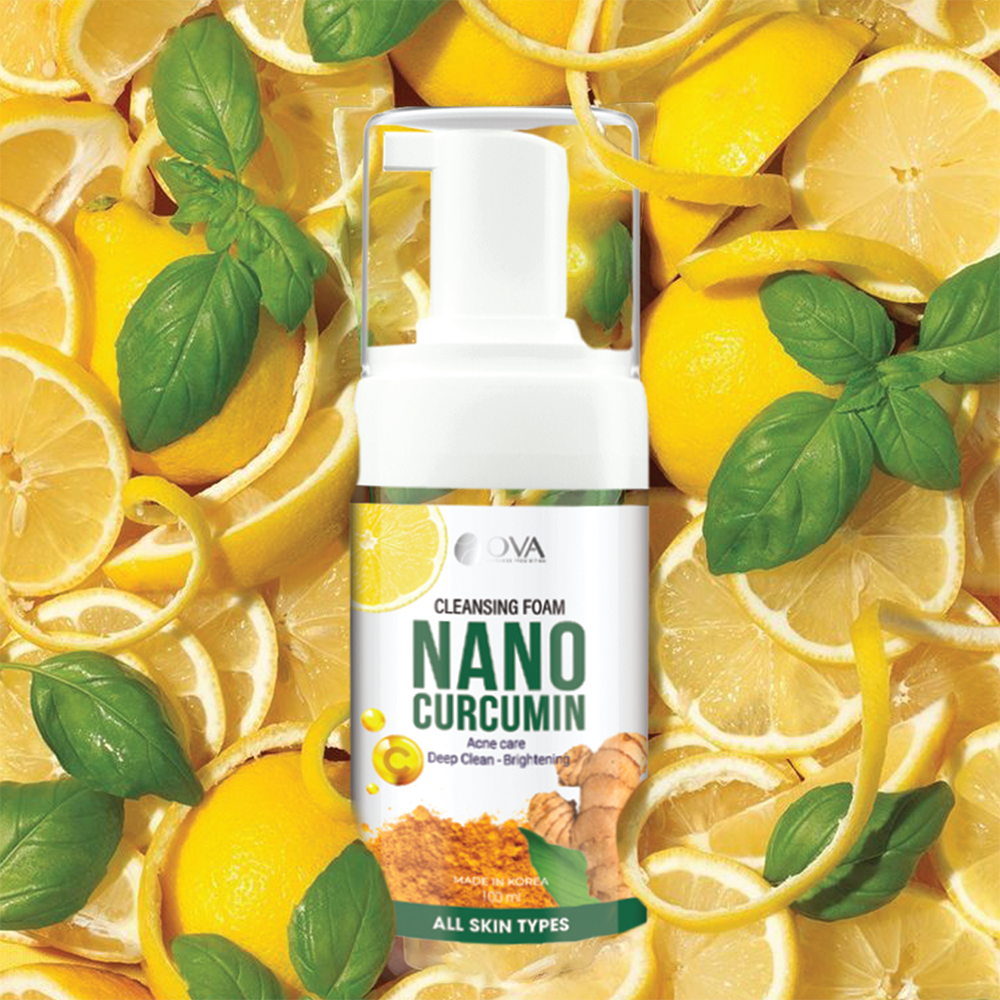 Rửa Mặt Nano Curcumin OVA Hàn Quốc