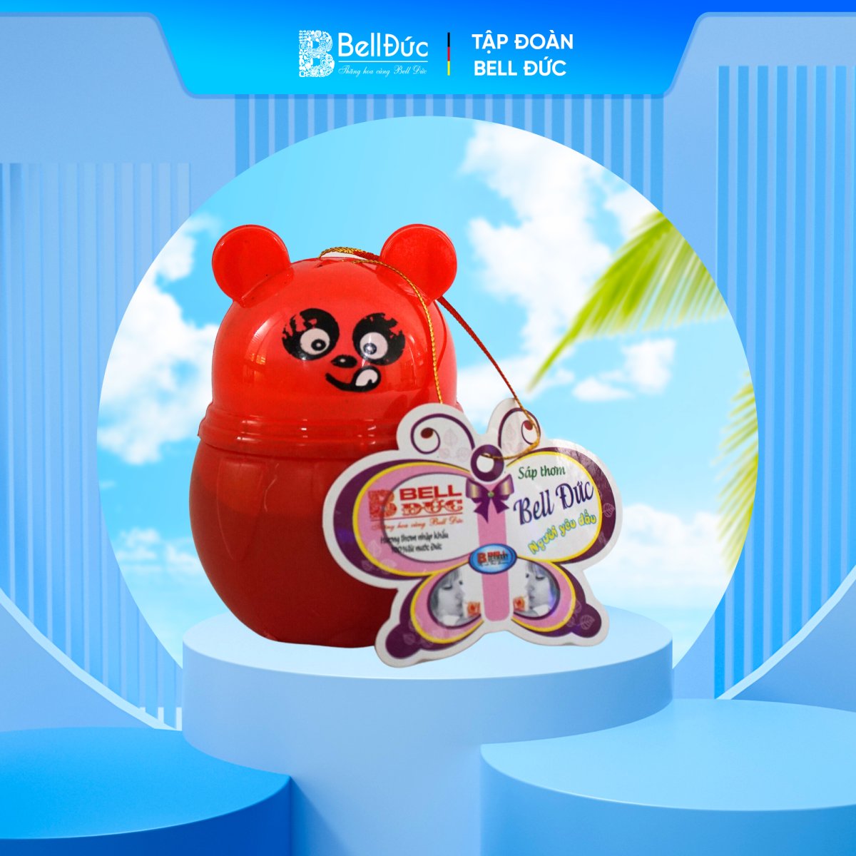 Sáp Gấu Thơm Bell Đức Đỏ