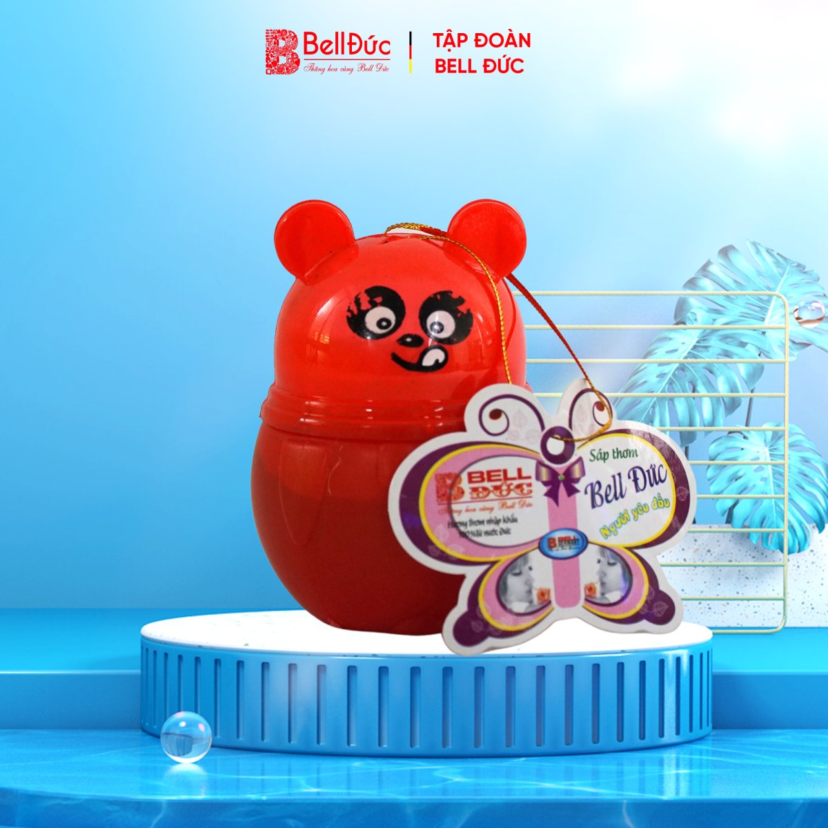 Sáp Gấu Thơm Bell Đức Đỏ