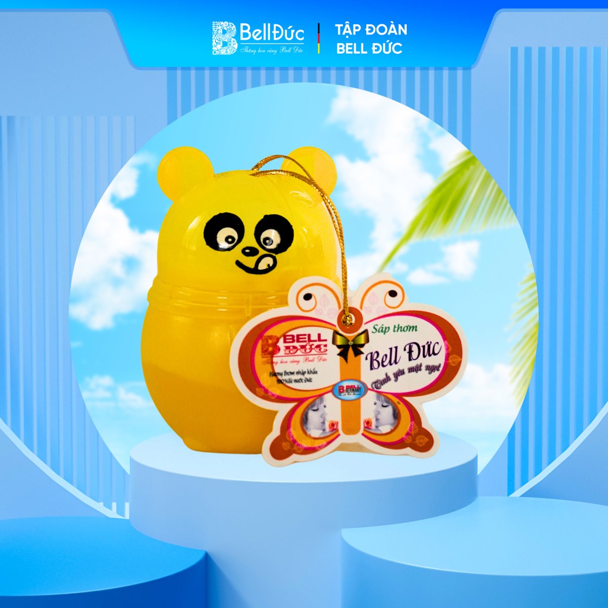 Sáp Gấu Thơm Bell Đức Vàng