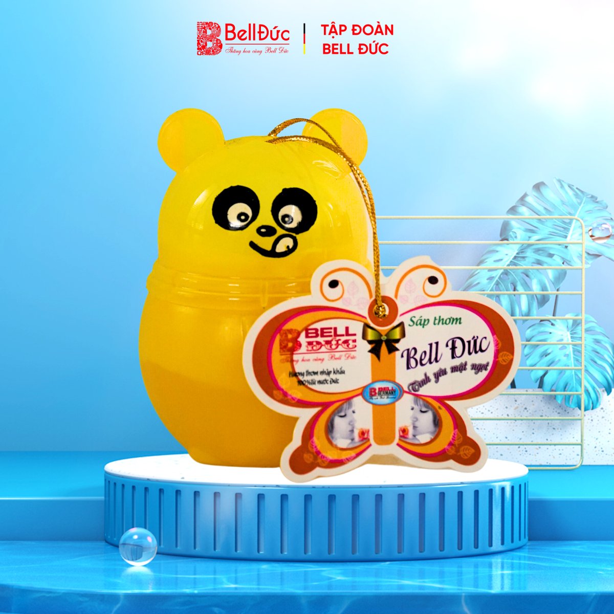 Sáp Gấu Thơm Bell Đức Vàng