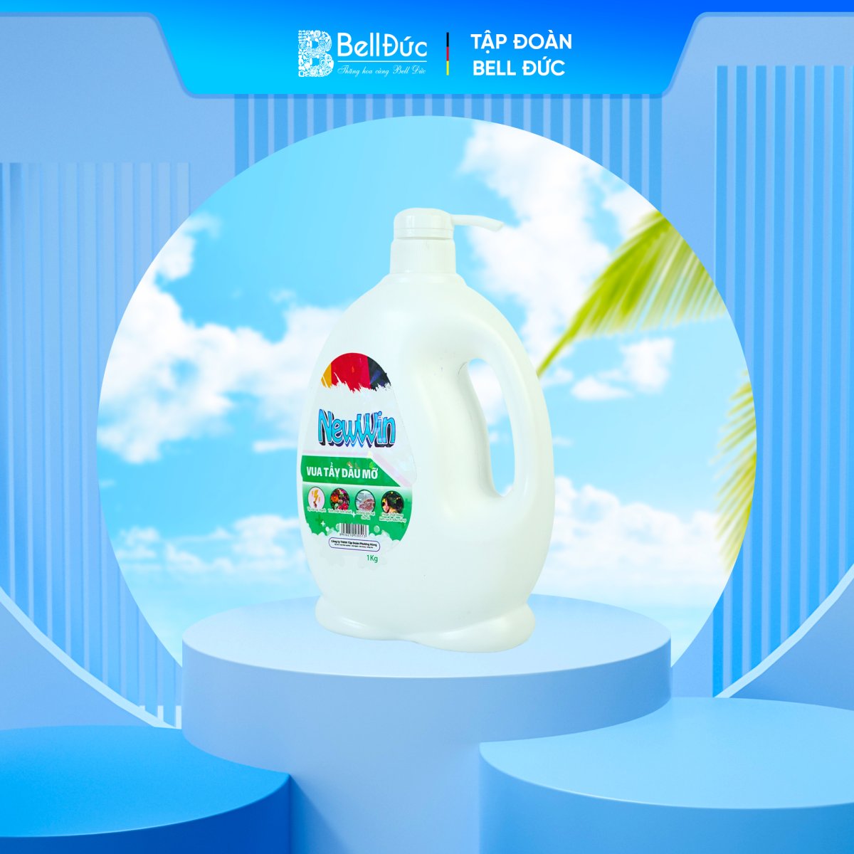 Vua Tẩy Dầu Mỡ NewWin Bell Đức 1KG