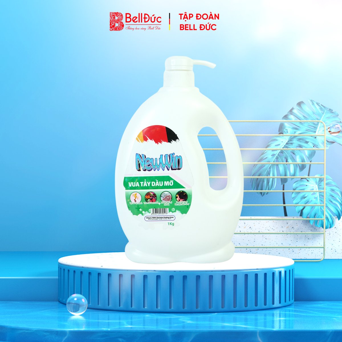 Vua Tẩy Dầu Mỡ NewWin Bell Đức 1KG