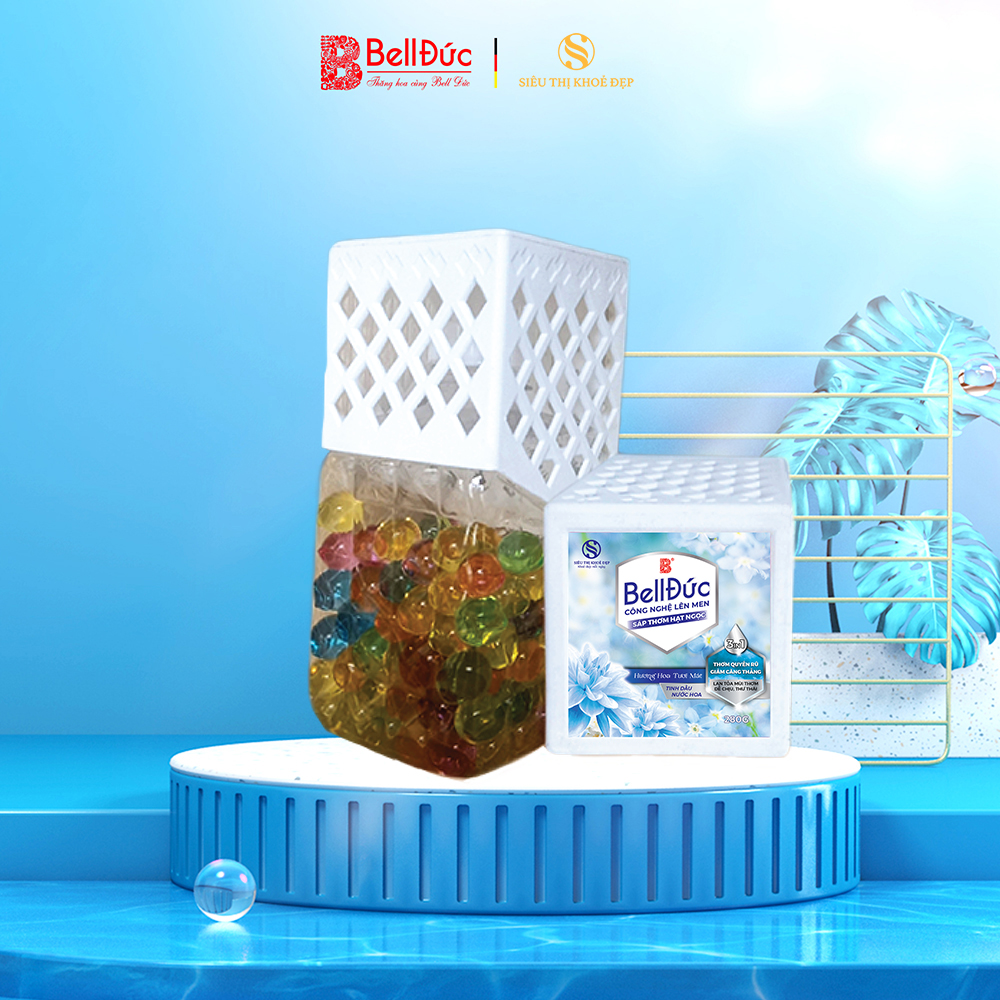 Sáp Thơm Hạt Ngọc Công Nghệ Lên Men Bell Đức Hương Hoa Tươi Mát