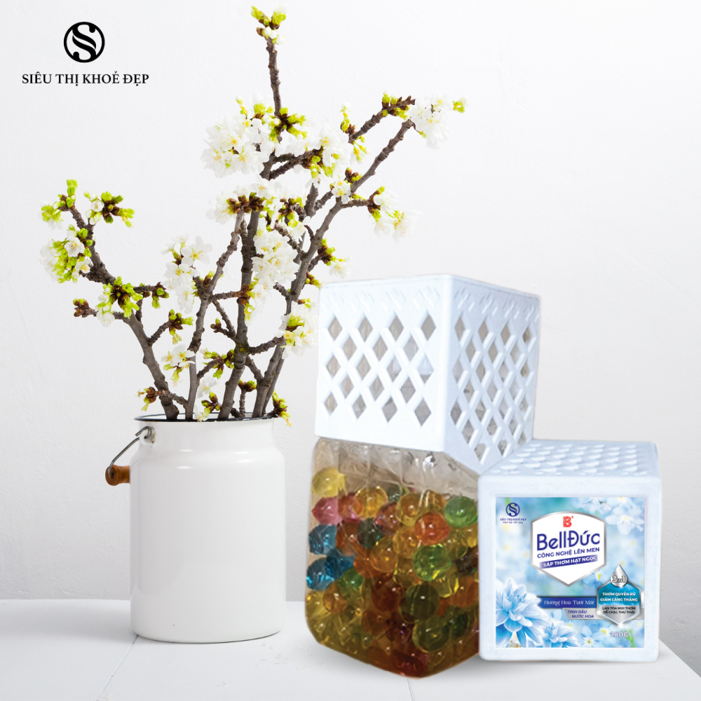 Sáp Thơm Hạt Ngọc Công Nghệ Lên Men Bell Đức Hương Hoa Tươi Mát