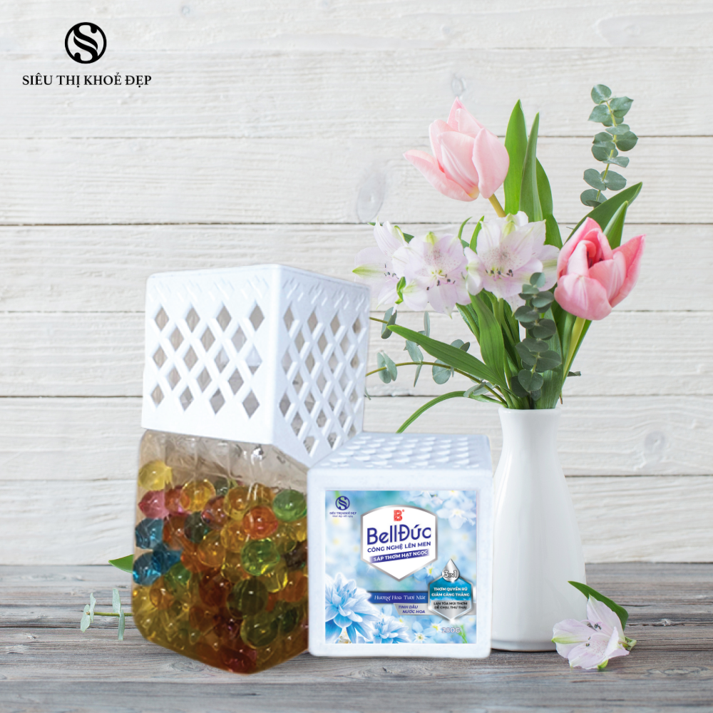 Sáp Thơm Hạt Ngọc Công Nghệ Lên Men Bell Đức Hương Hoa Tươi Mát