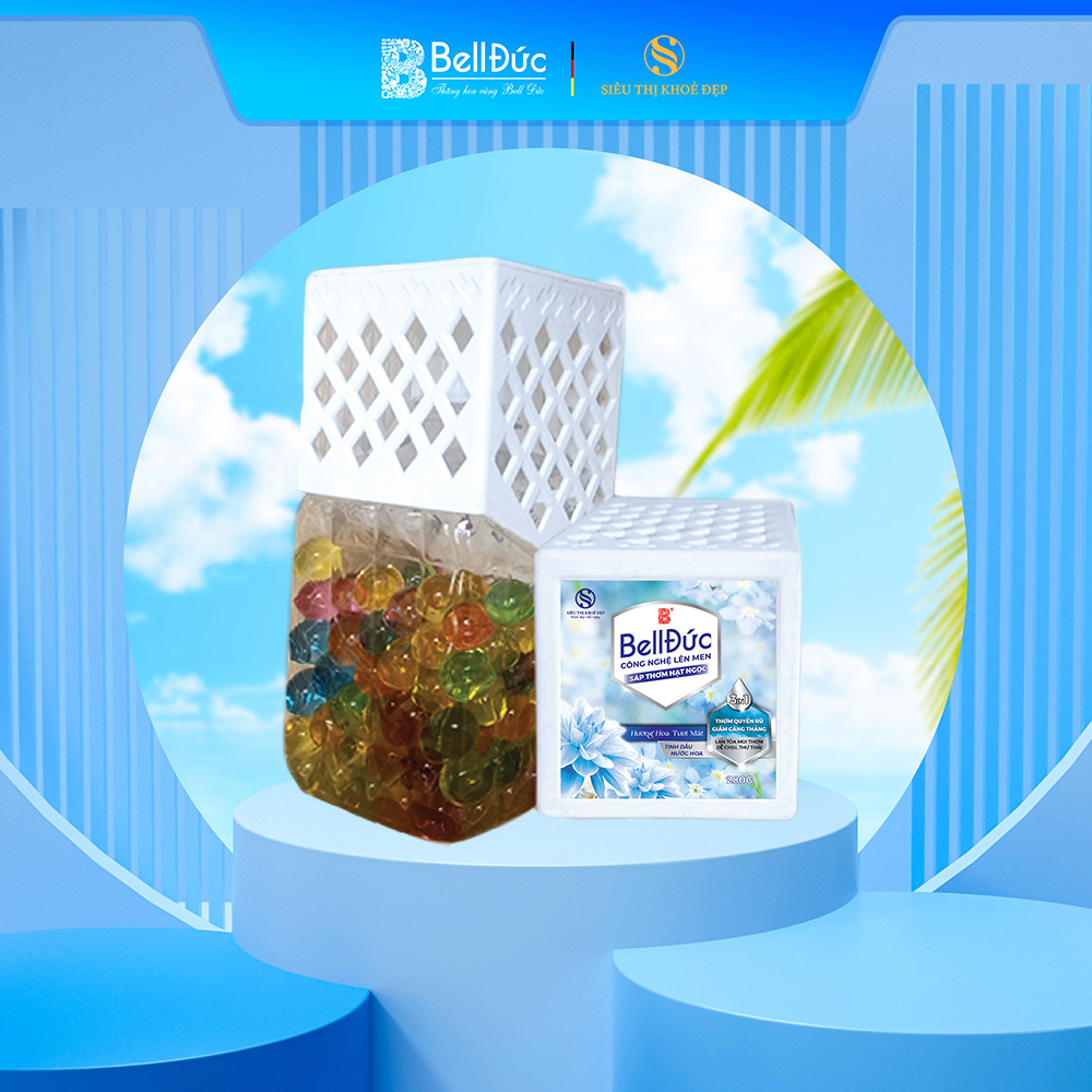 Sáp Thơm Hạt Ngọc Công Nghệ Lên Men Bell Đức Hương Hoa Tươi Mát