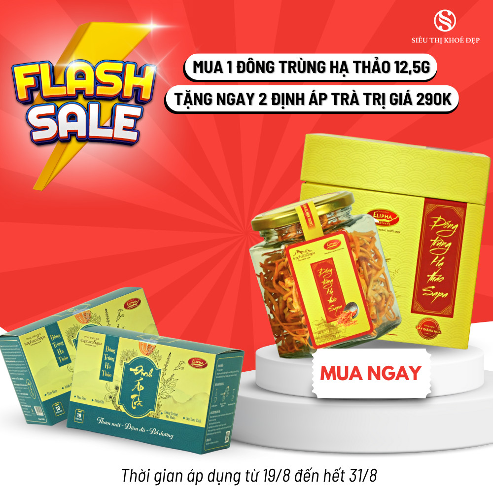 Combo Đông Trùng Hạ Thảo Hỗ Trợ Ổn Định Huyết Áp