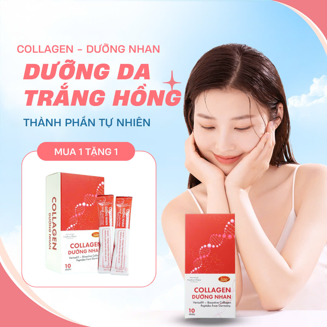 MUA 1 TẶNG 1 Collagen Dưỡng Nhan Đông Trùng Hạ Thảo Sapa