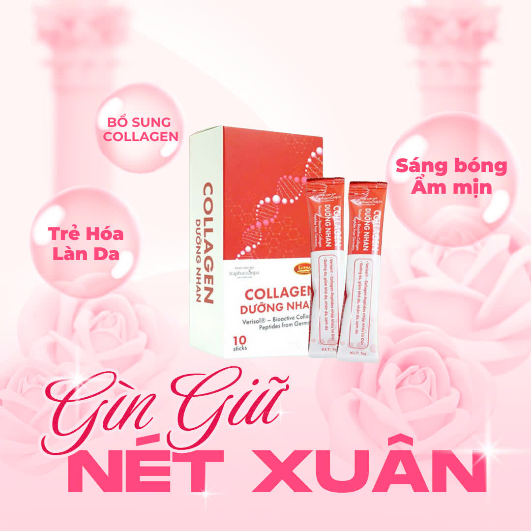 MUA 1 TẶNG 1 Collagen Dưỡng Nhan Đông Trùng Hạ Thảo Sapa