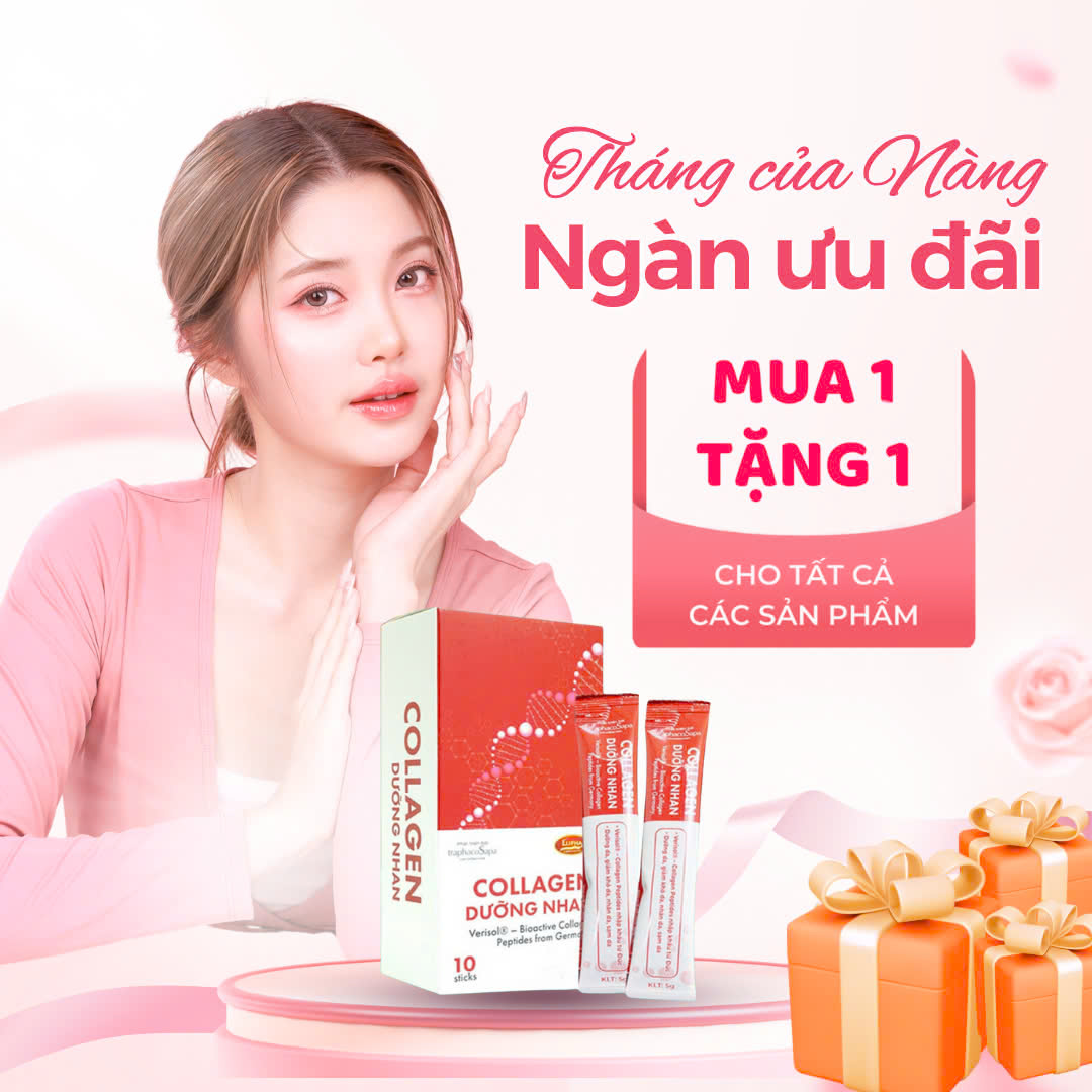 MUA 1 TẶNG 1 Collagen Dưỡng Nhan Đông Trùng Hạ Thảo Sapa