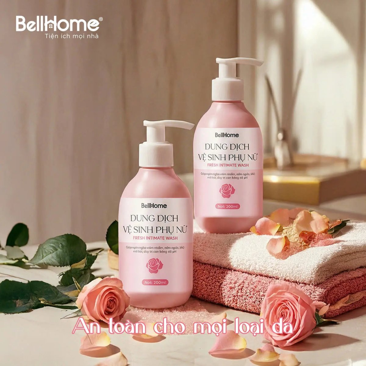 Dung Dịch Vệ Sinh Phụ Nữ BellHome 200ML