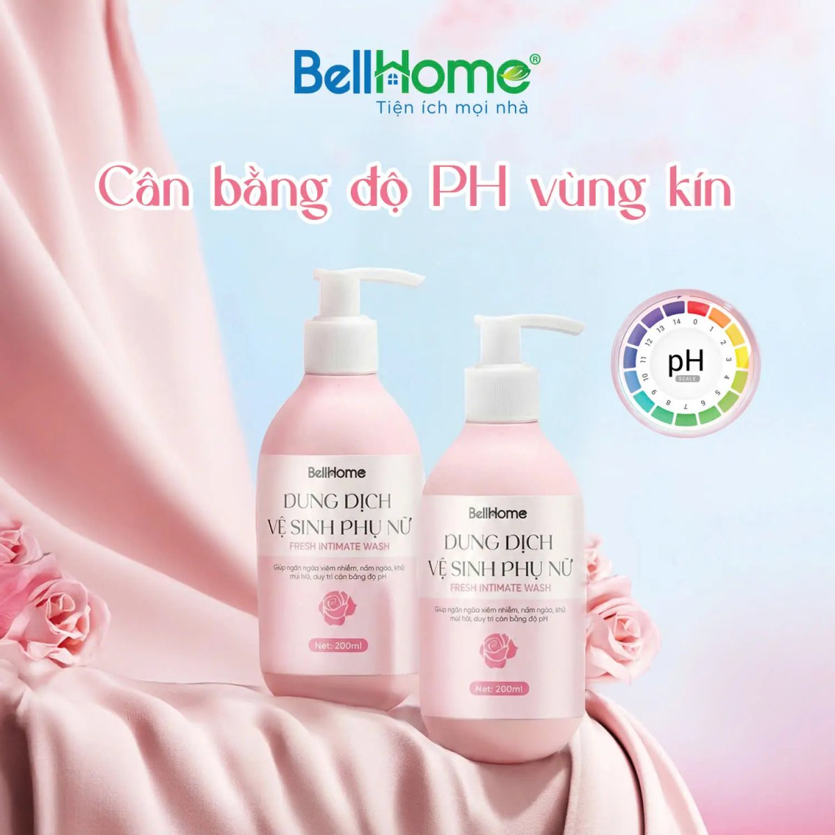 Dung Dịch Vệ Sinh Phụ Nữ BellHome 200ML