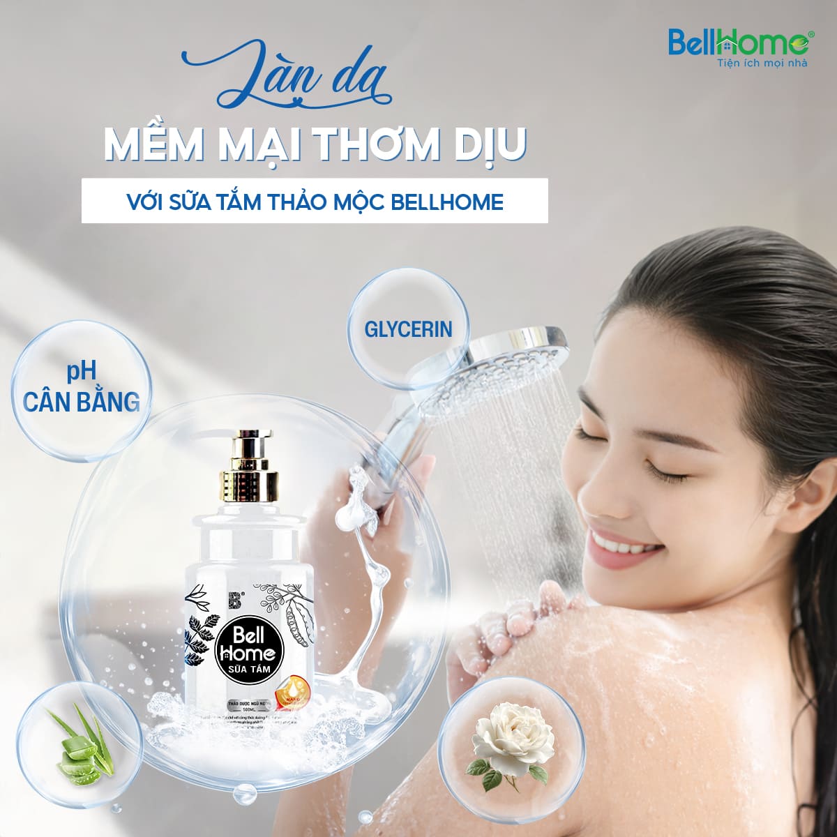 Sữa Tắm Thảo Mộc Bell Home 500ml
