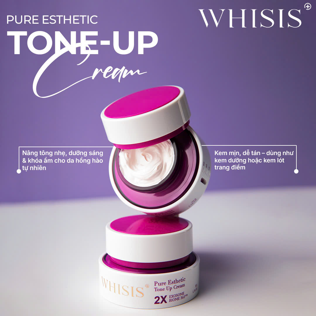 Kem dưỡng nâng tông làm sáng da - cải thiện lão hóa WHISIS Pure Esthetic Tone Up Cream