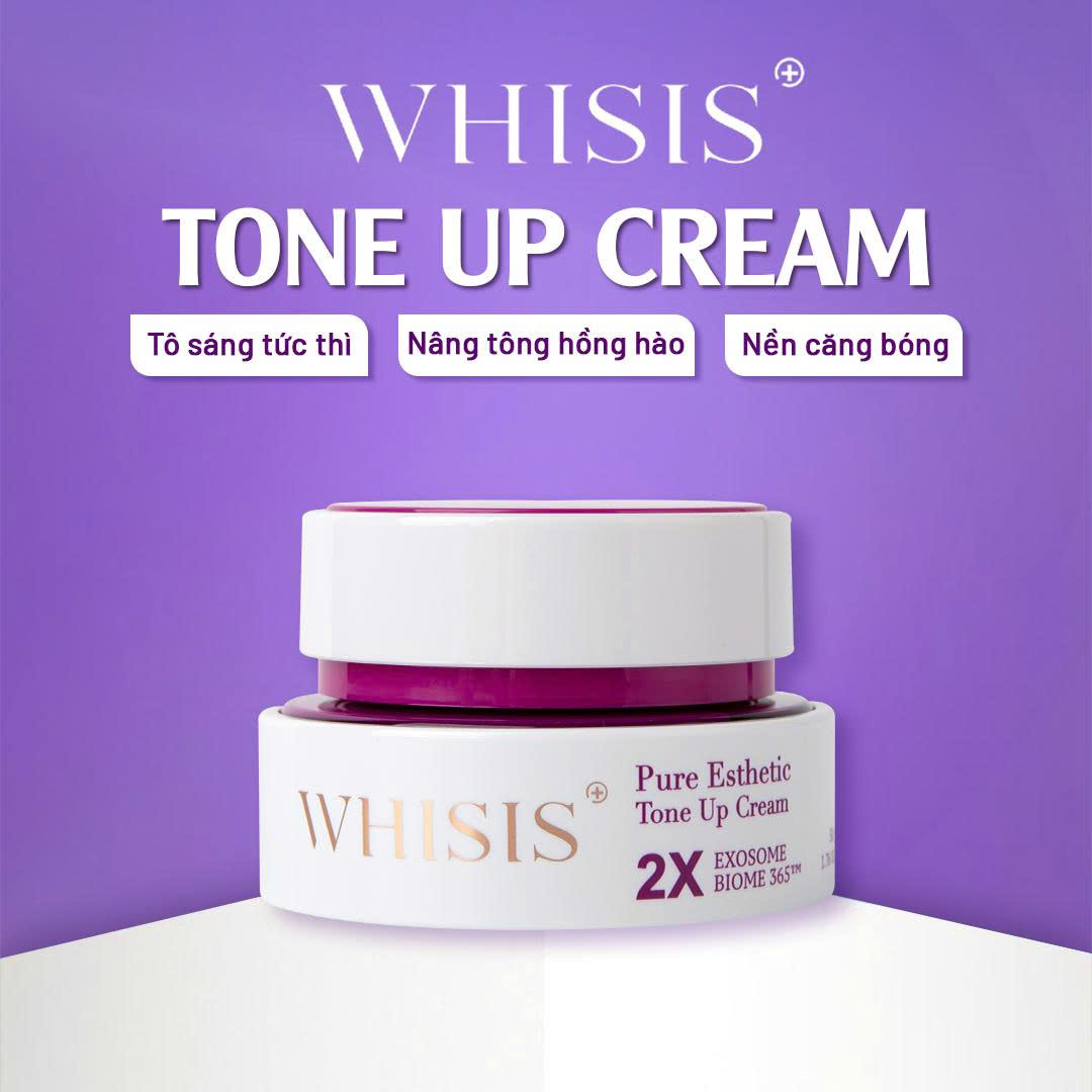 Kem dưỡng nâng tông làm sáng da - cải thiện lão hóa WHISIS Pure Esthetic Tone Up Cream